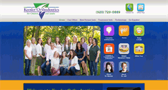 Desktop Screenshot of keeslerortho.com