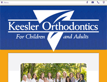 Tablet Screenshot of keeslerortho.com